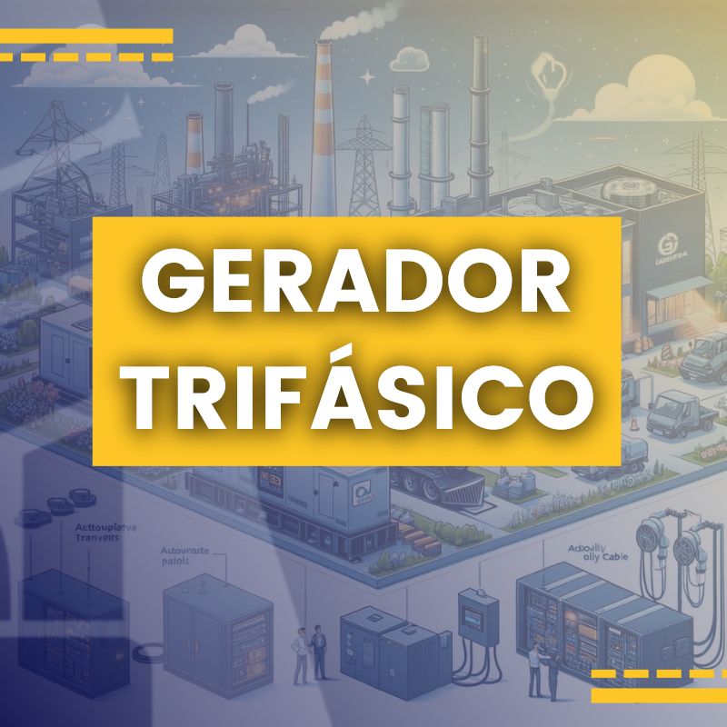 aluguel gerador trifasico