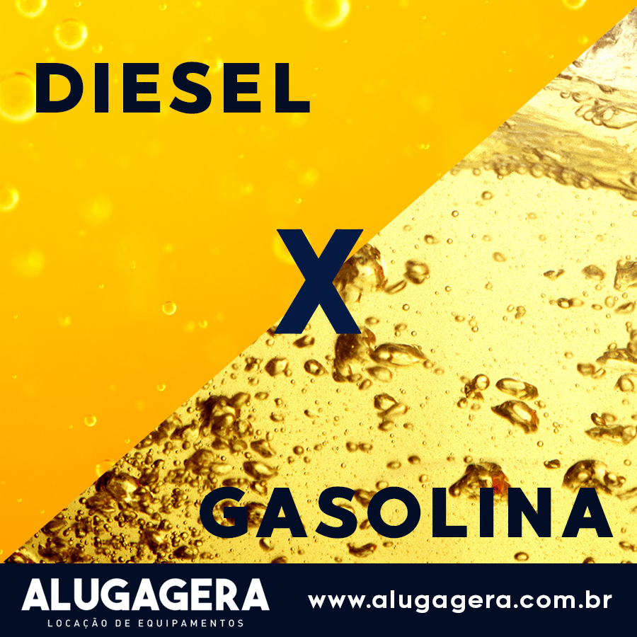 diferença gerador gasolina diesel 