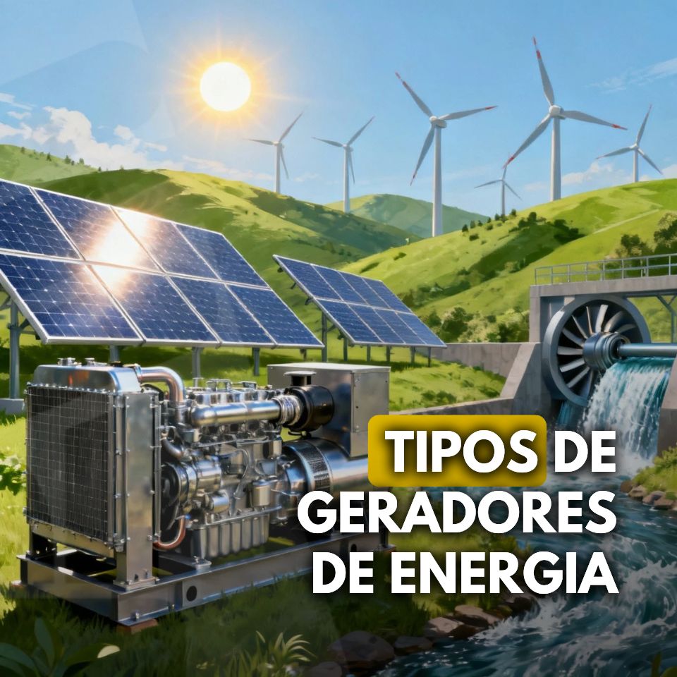 tipos gerador energia