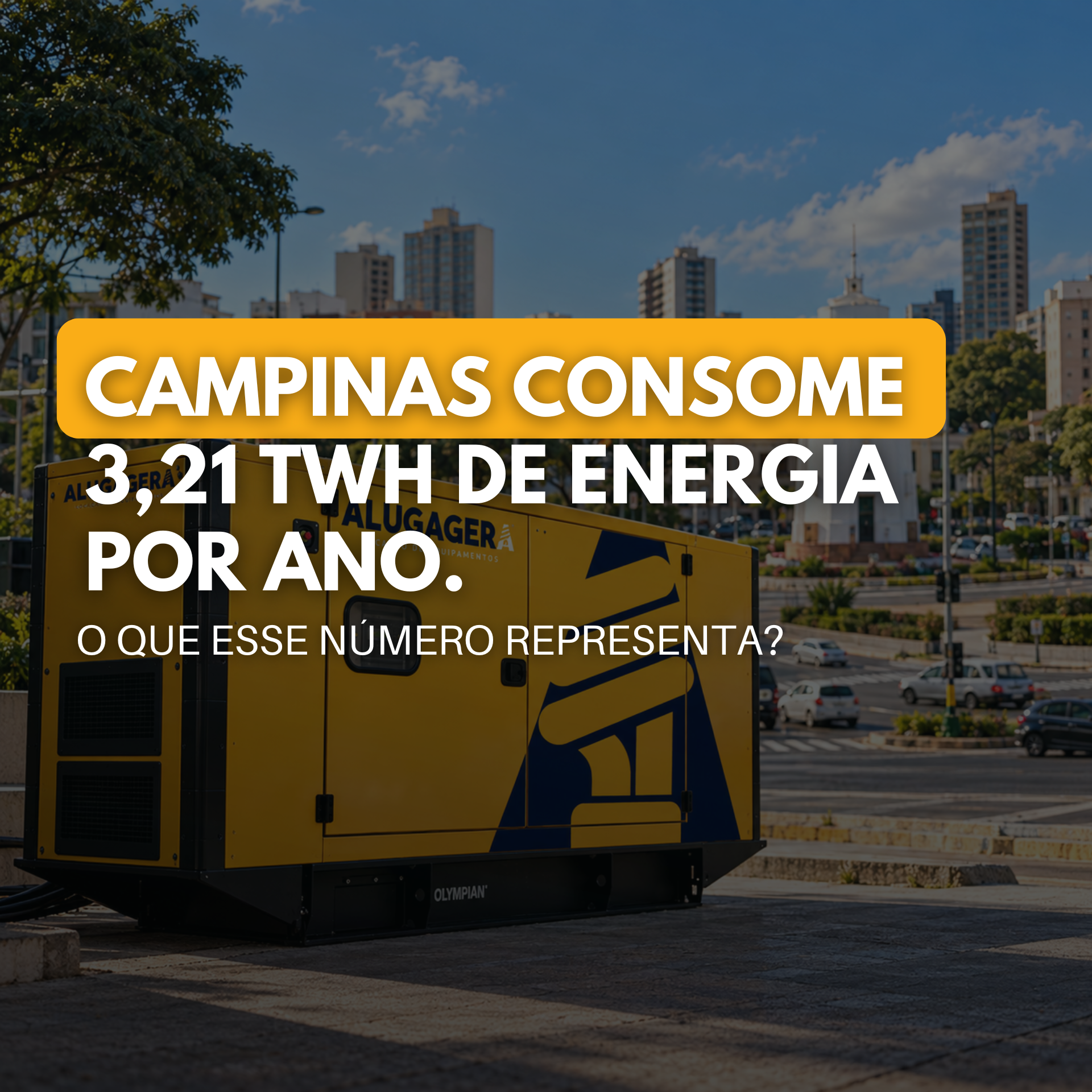 Campinas consome 3,21 TWh de energia por ano: o que esse número representa?